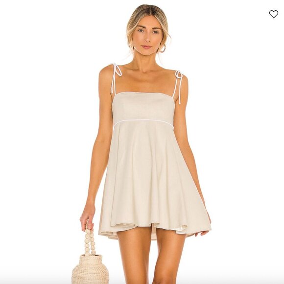 Majorelle Lucy Mini Dress in Cream - Picture 1 of 8